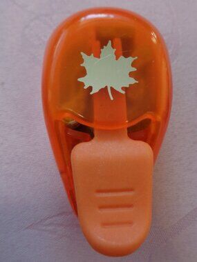Whale Tail Maple Leaf Paper Punch Crafts Scrapbooking Cards